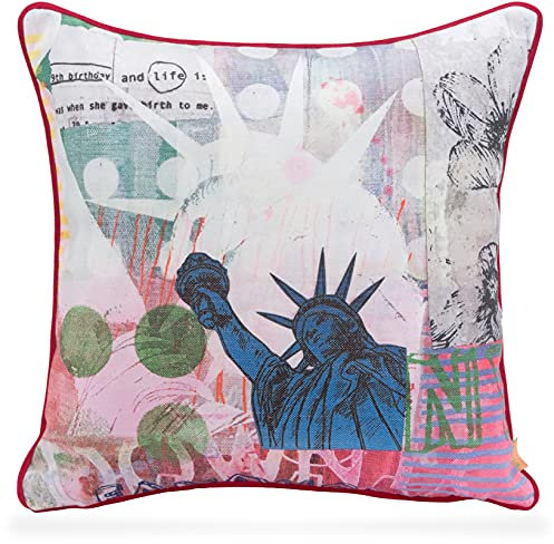 H.O.C.K. Lieblingsstädte Verschiedene Städte Kissen Wendekissen mit Keder 45x45cm by Anna Flores (45x45cm, New York)