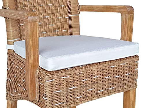 kreatives Wohnen Stuhlkissen Perth mit Schleife für Stuhl mit Armlehnen Sitzkissen