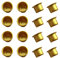 JIHUOO 20 Pcs Aluminium Candle Cups Holders Candlestick Liners Inserts Holders Candle Drip Protectors Catchers for Lamp or Candle Making