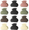 Lolalet 12 Petites Pinces à Cheveux à Double Dents, Solides Mini Pince Crabe de Couleur Différente, Accessoires de Coiffure pour Fille Femme