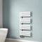 EMKE Scaldasalviette termoarredo piatto, Termoarredo da Bagno, 1041 x 500 mm, bianco, collegamento laterale, 529W, radiatore scaldasalviette ad acqua calda