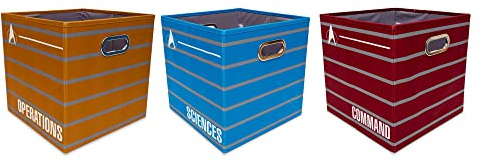 Star Trek: The Next Generation Aufbewahrungsbehälter aus Stoff, 33 cm, Würfelorganizer, 3er-Set