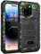 Beeasy for iPhone 14 Pro Case Waterproof Heavy Duty Shockproof Tough Metal Armour Cover Dustproof Built-in Screen Protector, 360 Full Body Military Protective Rugged Case for iPhone 14 Pro Camo