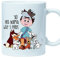 El Cajon Friki Tazas Originales de café y desayuno para Regalar a Amantes de los Perros Yo Era Normal hace 3 perros - Hombre - Cerámica 350 ml