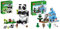 LEGO 21245 Minecraft Das Pandahaus Set & 21243 Minecraft Die Vereisten Gipfel, Set mit Steve-, Creeper- und Ziegen-Figuren, eisiges Biom und Höhle, Videospiel, Spielzeug mit Zubehör