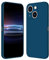 RankOne Custodia per iPhone 13 (6.1 Inches) Cover Morbida in Silicone TPU - Blu zaffiro