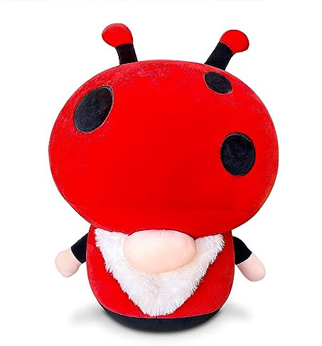 Fortuning's JDS Stofftier Pilz Plüschtier Zwerge Plüschtier Pilz Plüsch Kuscheltier Pilz Stofftier Kissen Zwerge Spielzeug Pilz Plüsch-Kissen Deko Geschenk für Geburtstag Weihnachten 15,7 Zoll