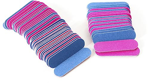 300 Stück Kleiner Nagelfeilen, Doppelseitig, für Maniküre | Einweg Filz, Tragbar für Unterwegs, Glatte Oberfläche, für Naturnägel, Fußnägel, Nagelstudio, Design