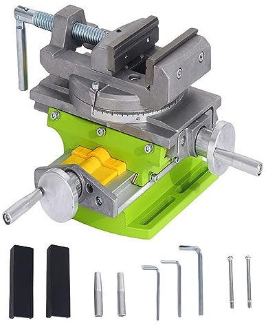 BACHIN Drehtisch 90° 3 Zoll Kreuzschieber Bohrmaschine Schraubstock Horizontale Präzisionsfräsen Bohrmaschine Nonier Lesen Fräsen Bohren Bohren Bohren
