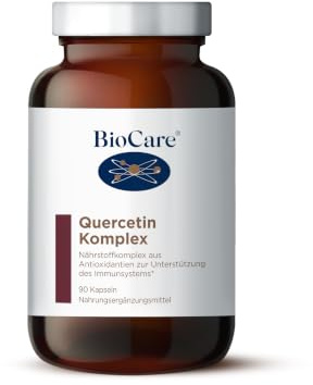 BioCare Quercetin Komplex, 90 Kapseln | Mit Quercetin, Bromelain, Vitamin C & Brennnesselblatt-Extrakt