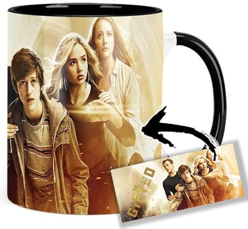 The Gifted Amy Acker Natalie Alyn Lind Stephen Moyer Percy Hynes White Tasse Innen & Henkel Schwarz Keramikbecher Mug