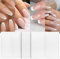 Teaaha 1638 stencil per unghie francesi, 36 fogli, stencil per unghie in gel, autoadesivi French Tip Guides Nail Art Consigli per la decorazione fai da te, 562304_1_JHQHH1QVH