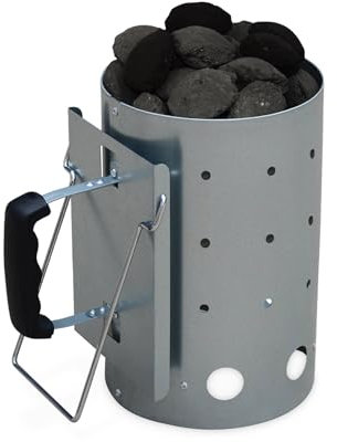 sweeek - Cheminée d'allumage XL. pour barbecue charbon de bois. allume braises démarrage rapide. 20 x 30cm
