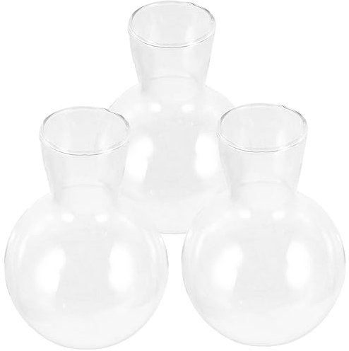 Milisten Hängevase Aus Glas Hydroponische Vase Für Wasserpflanzen Terrarienpflanzen-gefäß Luftpflanzenterrarium Glasvase Für Tafelaufsätze Blumenpflanzenterrarium Zwiebelvase Für Hydrokultu