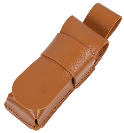Vaguelly Mundharmonika-etui Robuste Lederhülle Für Musikinstrumente Für Unterwegs Tragbare Box Für Mundharmonika