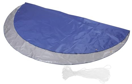 Runde Aufblasbare Poolabdeckung für Heim Pools aus 210d Oxford Stoff Blau