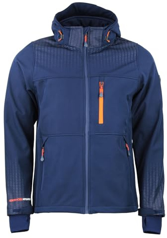 Peak Mountain Cabra Herren-Softshelljacke, Marineblau