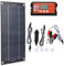 Kit Pannello Solare da 600 Watt, Caricabatterie per Pannello Solare Monocristallino Ad Alta Efficienza con Cavo di Prolunga e Clip per Batteria per Campeggio All'aperto per e
