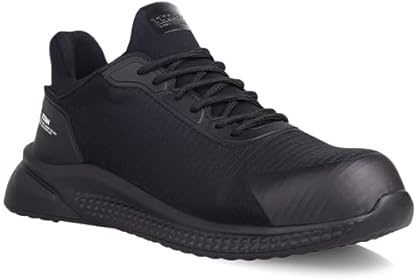 Titan Safety Footwear Swift S3 Lightweight Breathable Flex Foam Safety Trainers, Metal-Free Toe Cap, Mens Womens Work Safety Shoes, Protective Steel Midsole, Safety Shoes Trainers