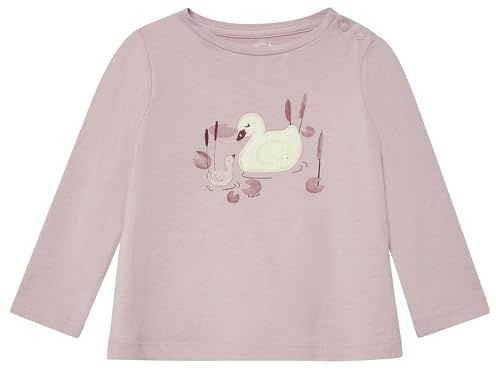 s.Oliver Ausgestelltes Langarmshirt mit Print und Applikation