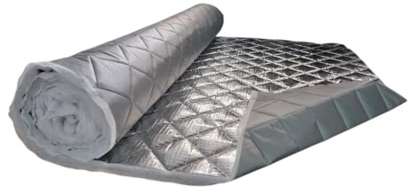 KaThermic mehrschichtige Wärmedämmung, gepolstert mit isolierender Folie, nützlich für den Innen- und Außenbereich, UV-beständig, Meterware – Nutzbreite 158 cm. Kadusi
