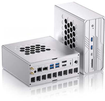 Mavsloly AI Mini PC with Ryzen AI Max+ 395 (16Cores, Upto 5.1 GHz), 128GB LPDDR5X RAM, 8T PCIE4.0 SSD Desktop Computer, Dual LAN (2.5G+10G), WiFi 7, USB4.0, SD Reader, 4* Display, 8K
