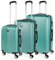 ITACA - Valises. Lot de Valise Rigides 4 roulettes - Valise Grande Taille, Valise soute Avion, Bagages pour Voyages.Ensemble Valise Voyage. Verrouillage à Combinaison, Bleu verdâtre
