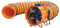 Cyclone 300mm 12 Dust Fume Extractor Ventilation Fan 230v with 10m Duct
