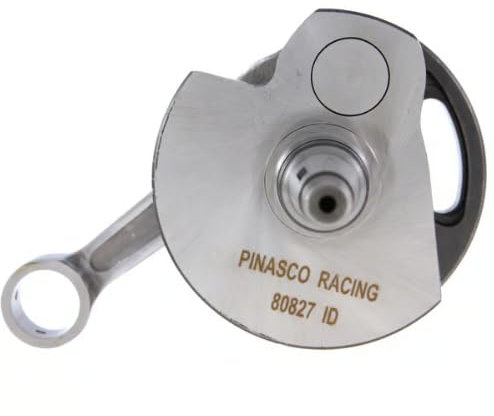 PINASCO ALBERO MOTORE ANTICIPATO CROMATO CORSA LUNGA 60mm PIAGGIO VESPA PX PE 200 COSA RALLY Art. 25080827