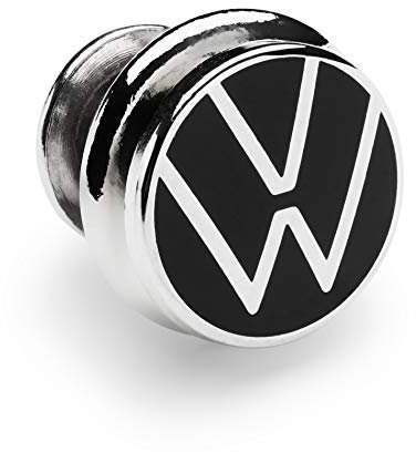 Volkswagen 000087000T Pin VW Logo Anstecker Nadel Button Silber/schwarz