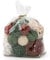 ANDALUCA Holiday Red, White & Green Decorative Vase & Bowl Filler Bag with Orbs, Balls (Green)