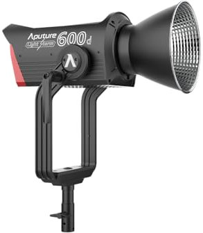 Aputure LS 600d - 600W COB Point Source LED, Lumière Vidéo Continue pour Le Studio Photo, 8 500 Lux@3M 5600K, 0,1% de Gradation, FX d'éclairage Intégré, Compatible avec la Monture Bowens (V-Mount)