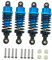 rockible Ölgefüllter Stoßdämpfer 55mm für Tt 02 Mf 01x 1/10 RC Car, Blue