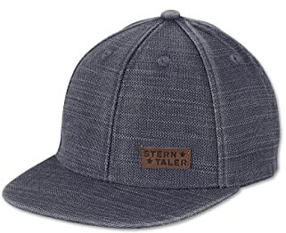 Sterntaler Baby Jungen Baby Cap Baseball-Cap Struktur - Baby Baseball Cap, Kinder Basecap, Kindermütze - aus Baumwolle - blau, 53