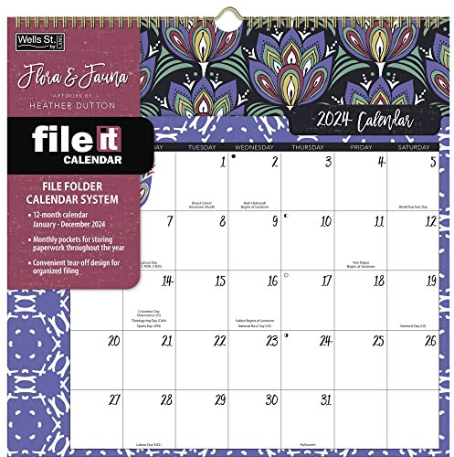 WSBL Flora & Fauna 2024 File-It™ Kalender (24997006040)