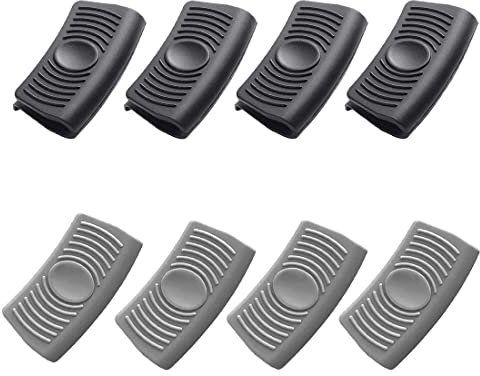 8 Pièces Poignées En Silicone Pour Casseroles - Protection Contre La Chaleur, Poignées De Serrage Pour Cuvettes De Four