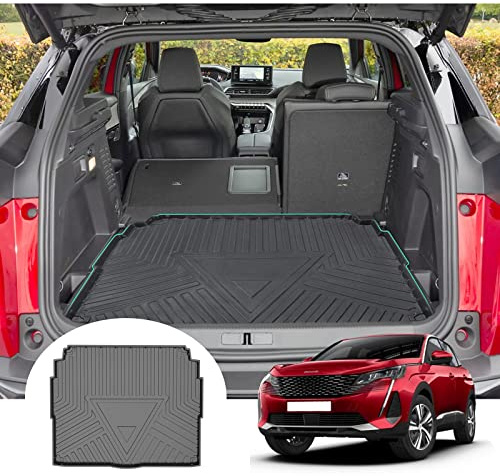 GAFAT Peugeot 3008 II 2016-2023 2024 Tapis de Coffre, Peugeot 3008 2024 Tapis de Coffre, Bord Haut TPE Original Scanner 3D, Peugeot 3008 Accessoires (Plancher de Chargement Supérieur)