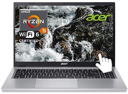 Acer Aspire 3 Ordinateur portable, écran tactile FHD IPS 15,6, processeur AMD Ryzen 5 7520U Quad-Core, Type-C, HDMI, Wi-Fi 6, Bluetooth, Windows 11 Home, avec pack WOWPC (16 Go de RAM