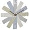 TFA Dostmann Designer-Wanduhr analog Clock in The Box, 60.3020.30, mit Stecksystem, leises Uhrwerk, Lange Batterielaufzeit, Quarzuhr, Wohnzimmeruhr, Küchenuhr, bunt