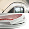 WDragon Felolion Gouttière de toit en plastique PVC pour voiture, camionnettes et camping-cars, bateau - Bordure en forme de J - Dos adhésif et flexible (blanc, 10 m)