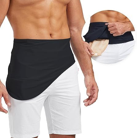 Heagimed Stoma Gürtel, Stomabeutel, Stomagürtel, Ostomy Gürtel für Männer & Frauen, Stoma-Zubehör, Innentasche für Ostomy Beutel für Sport & Schwimmen, Größe XXL (48-51)