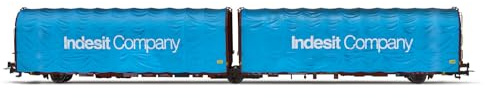 Rivarossi HR6601 FS 3-achsiger Planen-Gelenkwagen Bauart Lails 23 83 420 7 810-8 INDESIT Company ep V Rolling Stock – Waggons