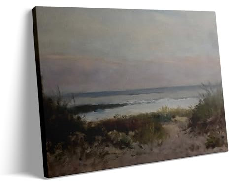 Beige Home Decoration Poster Modern - Plant Decor Landscape Painting Bedroom Living Room Office Background Wall Decoration Poster Framed 40x30cm YH036