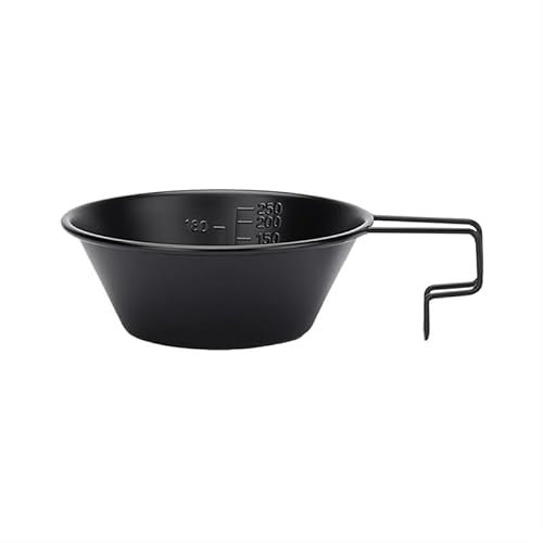 Descubra la vajilla perfecta for exteriores for picnics y viajes: duradera, liviana y resistente al óxido, suministros for campamento(Black 250)