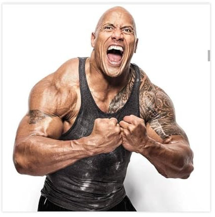 CSESTCGN Poster mit Schauspieler Dwayne Johnson, 10 Stück, Leinwand-Poster, Schlafzimmer, Dekoration, Landschaft, Büro, Raumdekoration, Geschenk, 30 x 30 cm