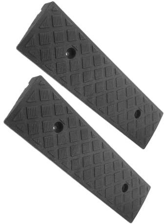 iplusmile 2pezzi Rampette Antiscivolo Per Veicoli Da Materiale Resistente Per Gradini e Slope Di Accesso Casa e Garage