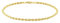 The Jewel Hut 9ct Yellow Gold Rope Chain Bracelet HLRP-320-9Y-8.5