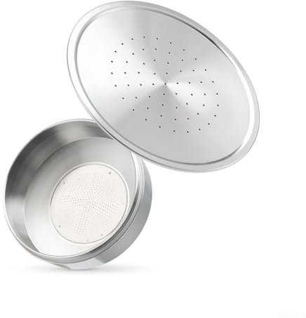 Capsules de café rechargeables en acier inoxydable pour Senseo HD7801 & HD6592 Passe au lave-vaisselle