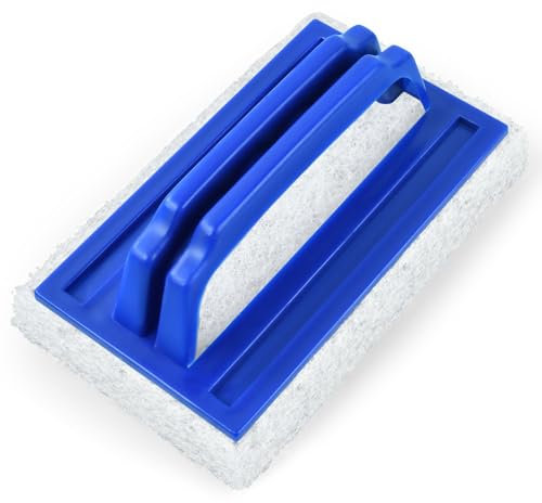 Brosse Éponge Ligne d'eau, Brosse de Nettoyage de Piscine, Brosses Éponge de Piscine, Eponge Magique Piscine, Brosse Plancher Mur Piscine, Brosse de Piscine avec Poignée, pour Enlever Saleté