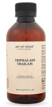 Art of Vedas Triphaladi Thailam 200ML | Ayurvedisches Haaröl zur Kopf- und Haarpflege | mit Triphala und Sesamöl-Basis | für Abhyanga und tägliche Pflege